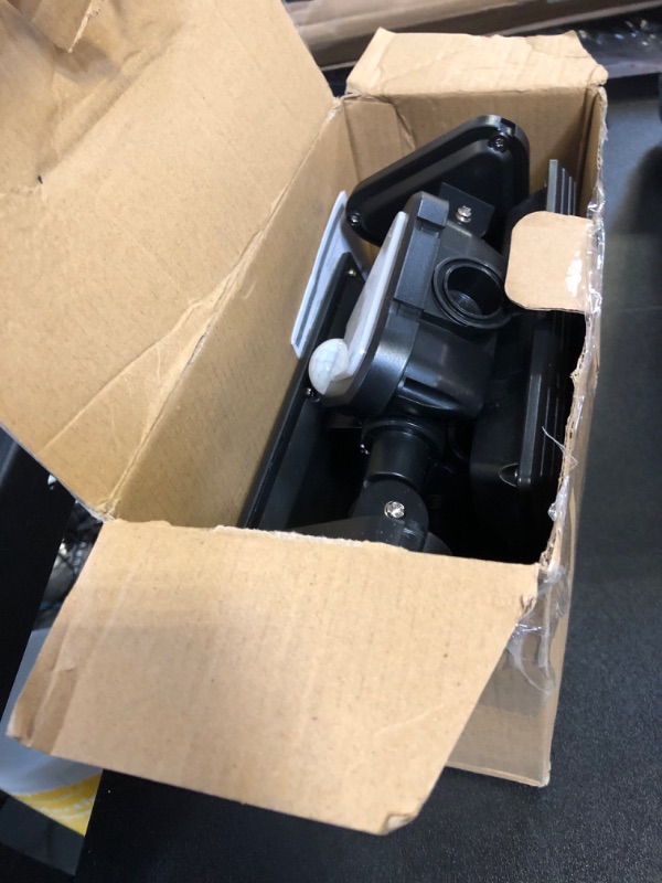 Photo 1 of ZOOKKI Solar Lights Outdoor Waterproof, 180 LED 3 Heads Solar Motion Sensor Outdoor Lights, 270° Wide Angle Solar Flood Wall Security Lights for Front Door Yard Garage, 2 Pack