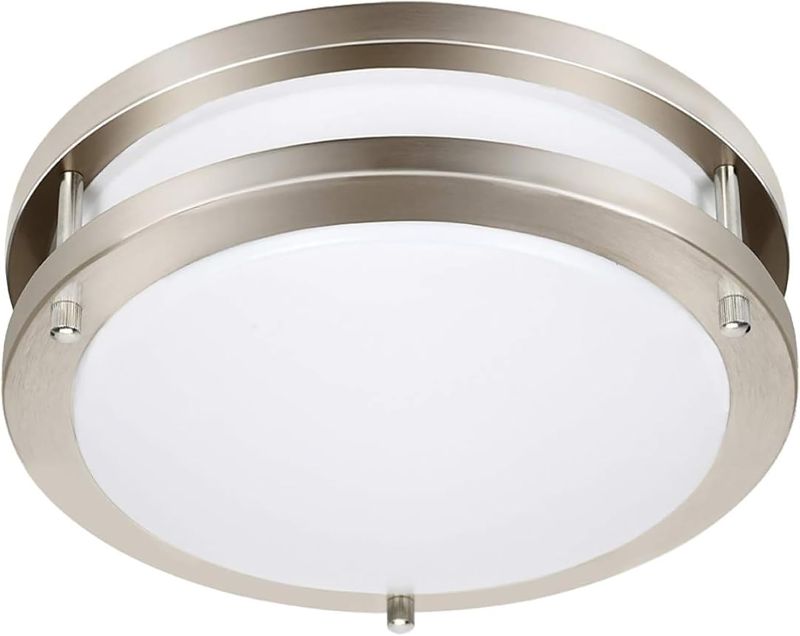 Photo 1 of 36W Dimmable LED Ceiling Light Fixture, 12 inch Flush Mount Light Fixture, Ceiling Lights for Bedroom, Kitchen, Bathroom, Super Bright 4000 Lumens, 400W Equivalent, 5000K Daylight White
