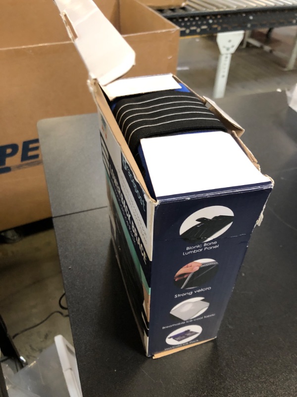 Photo 1 of Bracepost Back Brace for Lower Back Pain,2 Reusable Ice Pack for Injuries Lumbar Support Belt for Men Women,Bionic Spine Design Back Brace with Cold Pad for Sciatica Herniated Disc,L