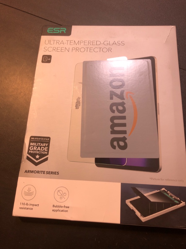 Photo 1 of ESR 2 Pack Armorite Screen Protector for iPad Pro 13 Inch M4 2024, Tempered-Glass Film with Easy Application Tray, Military-Grade Protection, Scratch Resistant, HD Clarity