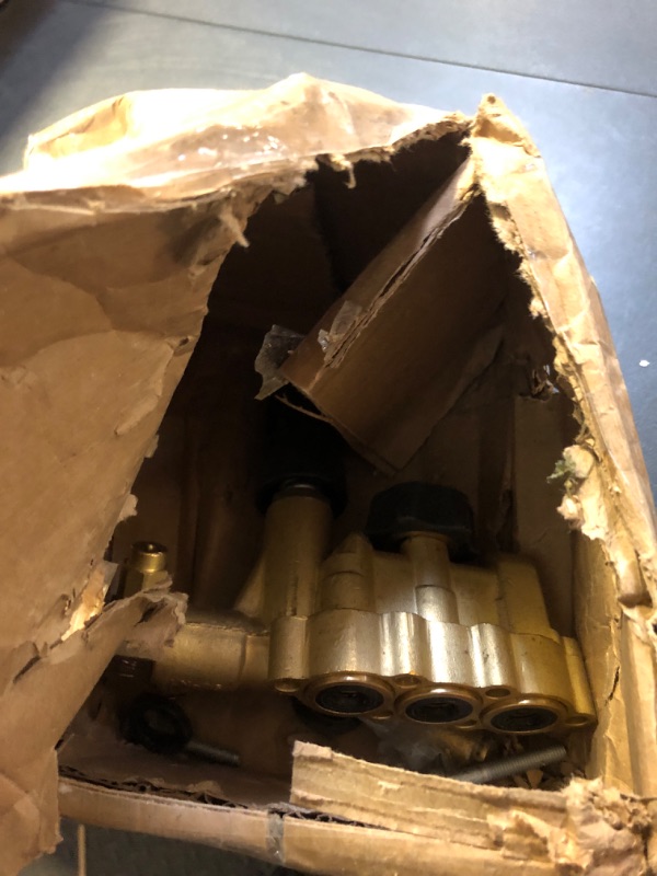 Photo 1 of Simpson Cleaning 7108746 Replacement Manifold Kit for AAA Pressure Washer Pumps, Gold