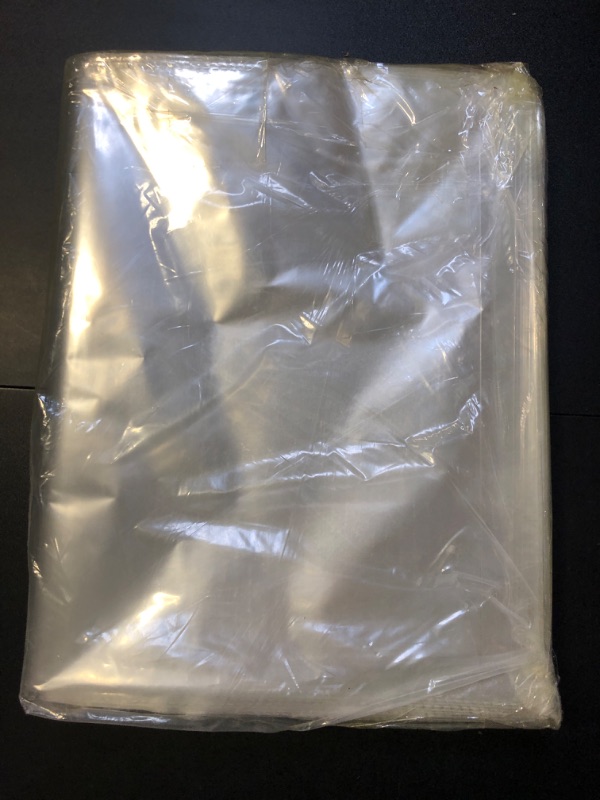 Photo 2 of 14” x 20” Large Resealable Cellophane Bags 400 pcs, Self Sealing Clear Bags for Packaging Products Self-adhesive Plastic Cello Bags for Clothes, T-shirts, Pants, Arts, Crafts, Gift Wrapping, 400 ct in