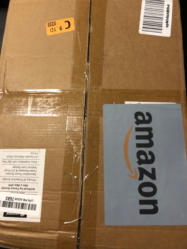 Photo 1 of iCover 2PK 39 * 98in Artificial Ivy Privacy Fence Screen Cover, Highly Dense Leaves Wtih Strengthened Joint Prevent Leaves Falling Off, Faux Hedge Panels Greenery Vines, Decorative Fence