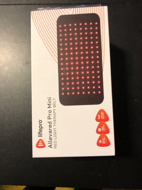 Photo 1 of Lifepro Mini Red Light Therapy Belt - Powerful NIR & Red Light Therapy for Body - Target Discomfort, Accelerate Recovery, & Improve Athletic Performance - with Red, NIR, Pulse, and Intensity Settings