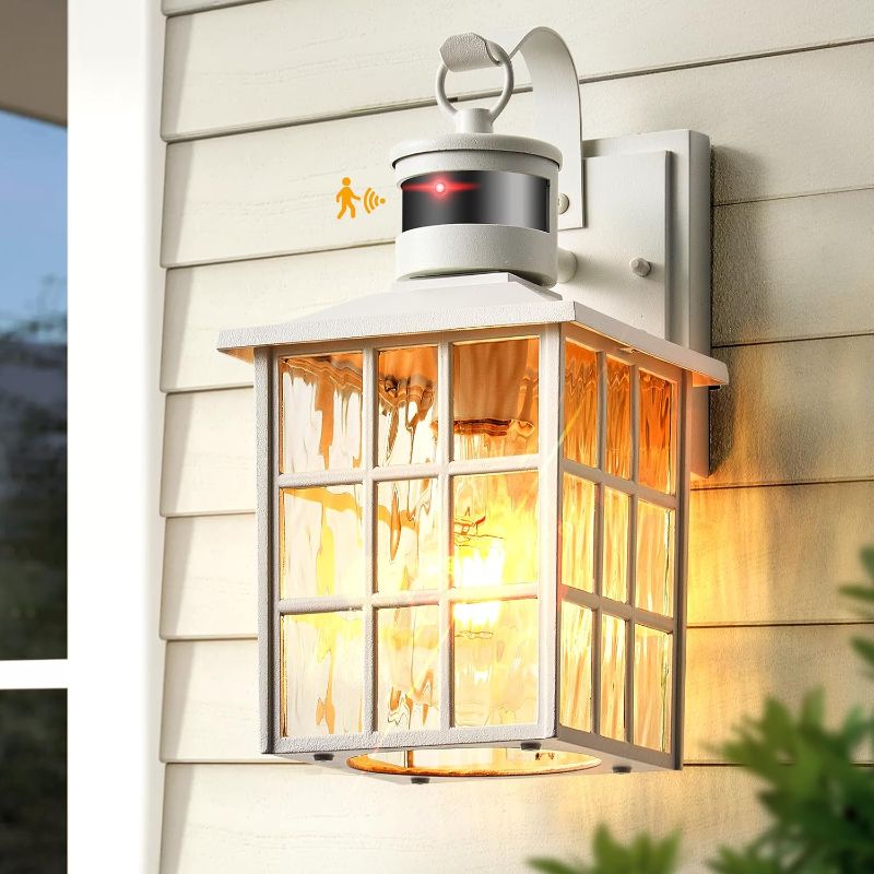 Photo 1 of 
VIANIS Outdoor Wall Lantern with Motion Sensor, Dusk to Dawn Exterior Light Fixtures Wall Mount, LED Outdoor Porch Light, Anti-Rust 100% Aluminum Modern...