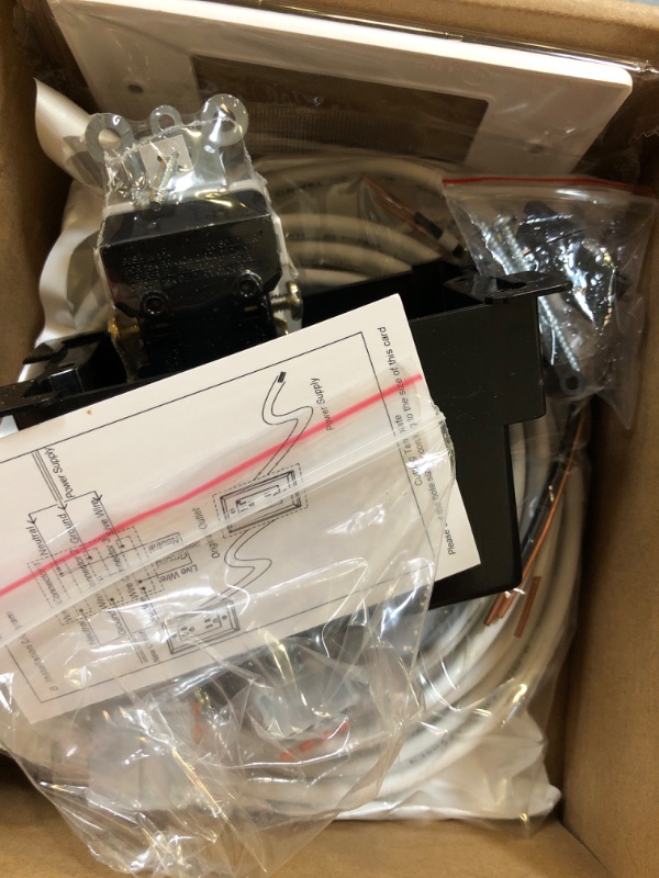 Photo 1 of ELECPOW in Wall Outlet Relocation Kit, Power Plug Outlet Extender for Relocating Unreachable Power Outlets, in Wall Cable Management kit for tv, 2 AC Outlets