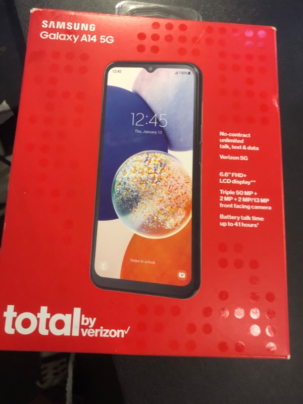 Photo 2 of Total by Verizon Samsung Galaxy A14 5G