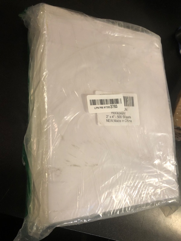 Photo 1 of Hoklapaper 2" x 4" Shipping Labels,Printable White Mailing Labels for Laser/Inkjet Printer,Permanent Adhesive Sticker Labels(500 Sheets,5000 Labels)