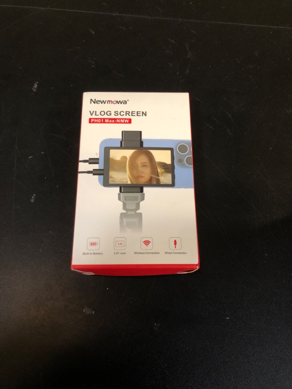 Photo 1 of Newmowa Phone Vlog Selfie Monitor Screen, Magnetic Phone Holder Clip Mount, Using Phone Rear Camera for Selfie Vlog Live Stream TikTok, ONLY Compatible with Samsung (NOT Supports 8K Recording)