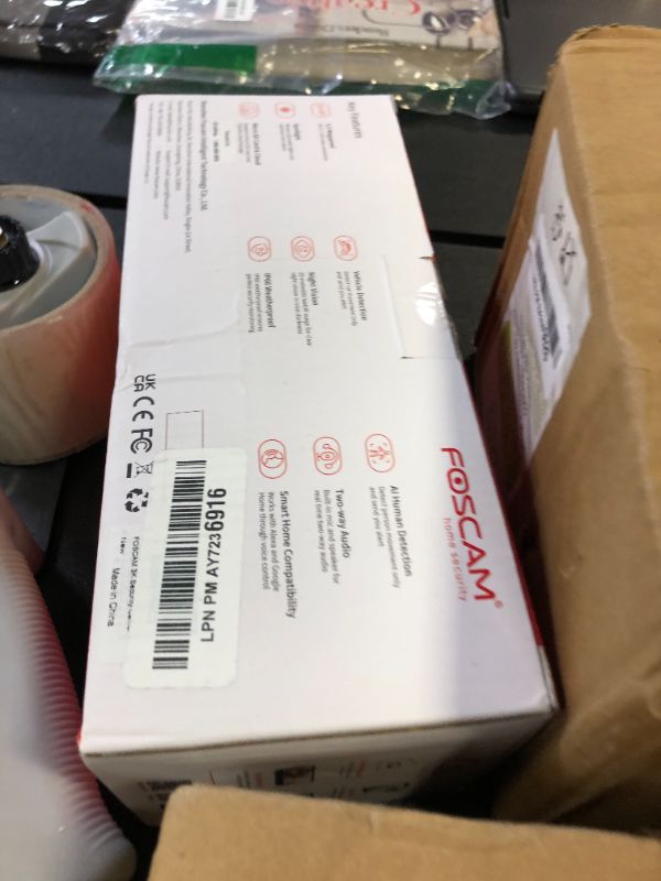 Photo 1 of FOSCAM 3K 5MP Security Cameras Wireless Outdoor, 5GHz&2.4GHz WiFi Surveillance Camera for Home Security Outside, 120° FoV, AI Detect Human/Vehicle, 66FT Color Night Vision, 120dB Siren, IP66, Plug-in