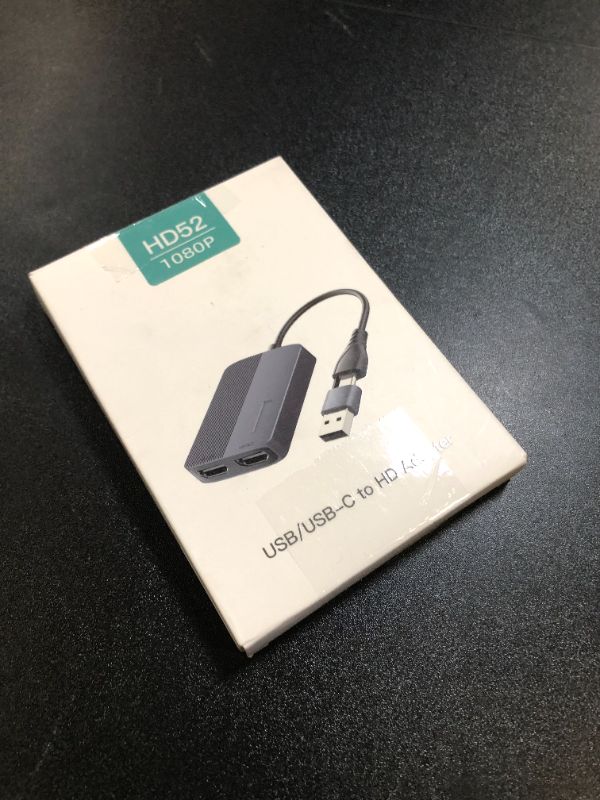 Photo 1 of Weton USB 3.0 or USB C to HDMI Adapter for Dual Monitors,HDMI Splitter Extended Display Adapter for Windows Mac OS - Multi-Monitor Display 3 Separate Screens