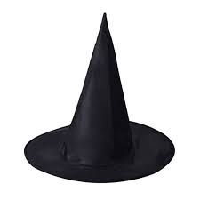 Photo 1 of \ Pack Halloween Costume Witch Hat Halloween Costume Accessory for Holiday Halloween Party, Black