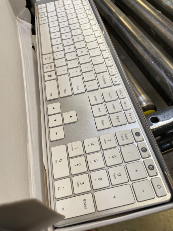 Photo 1 of Wireless Bluetooth Keyboard and Mouse Combo (USB + Dual BT), seenda Multi-Device Rechargeable Slim Keyboard and Mouse, Compatible for Win 7/8/10, MacBook Pro/Air, iPad, Tablet - Black Rose Gold