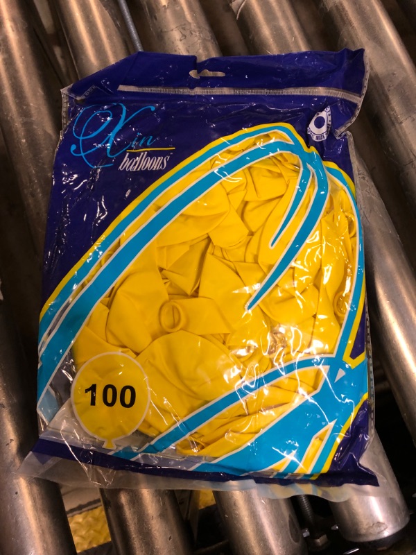 Photo 1 of 100 PACK YELLOW BALLOONS