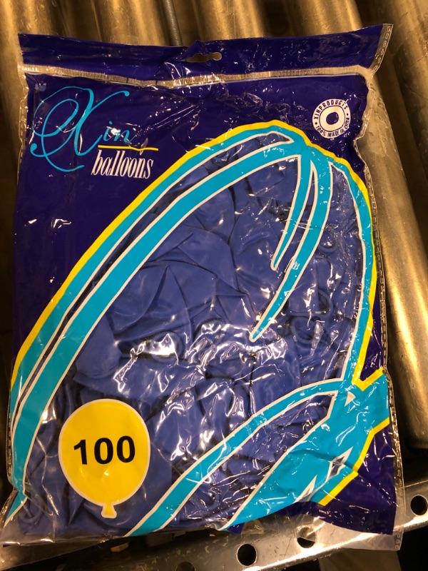 Photo 1 of 100 PACK BLUE BALLOONS