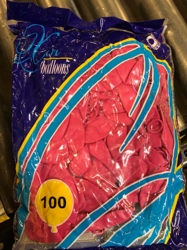 Photo 1 of 100 PACK PINK BALLOONS