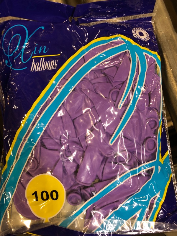 Photo 1 of 100 PACK PURPLE BALLOONS