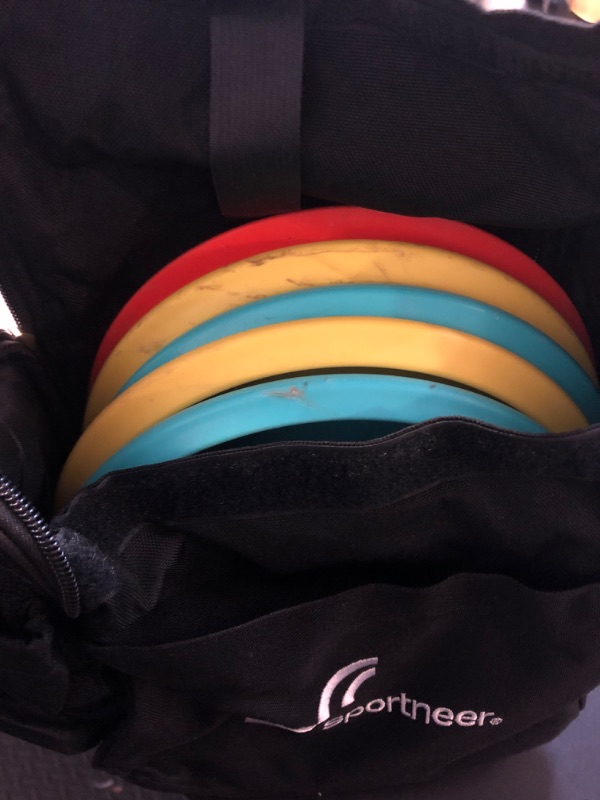 Photo 1 of Sportneer Disc Golf Set - Disc Golf Starter Set 6 Pack with Putter, Mid-Range, Driver, Mini Disc Marker Include Portable Disc Golf Bag for Gift Beginner Backyard Outdoor Game (Ocean Series)
