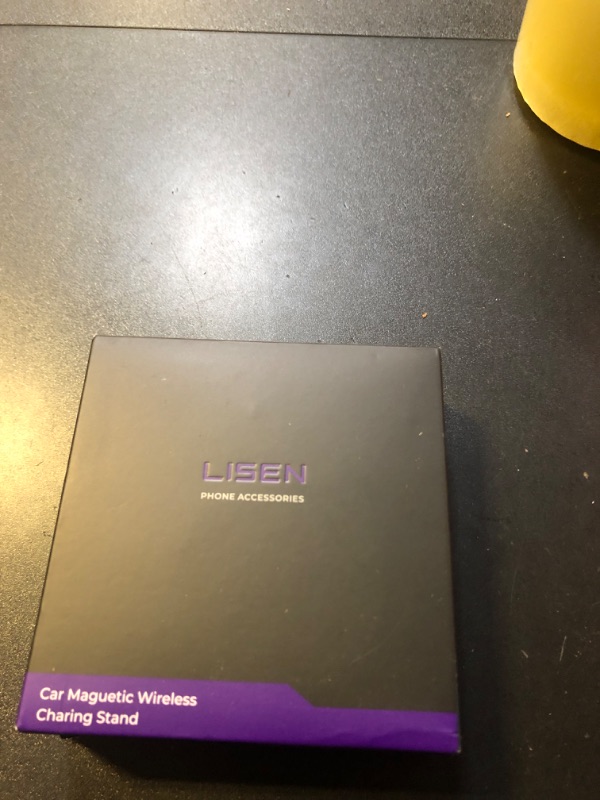 Photo 1 of LISEN for Magsafe Car Mount Charger, [Upgrade Set] 360° Rotation Wireless Magsafe Car Charger with Car Charger, Foldable Car Phone Holder Dashboard fit iPhone 16 15 14 13 12 Pro Max Plus Mini