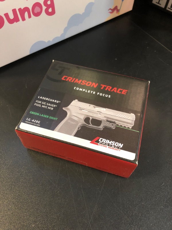 Photo 2 of Crimson Trace LG-420G Laserguards with Green Laser, Heavy Duty Construction and Instinctive Activation for Sig Sauer P320, M17, M18, Defensive Shooting and Competition