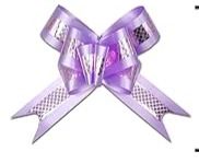 Photo 1 of 15 Pieces Large Gift Bows?6.5 in Pull Bows for Gift Wrapping, Suitable for Gift Boxes, Baskets, Birthdays, Weddings, Christmas, Valentine's Day, Easter (Embossed Rose Gold/Light purple, 6.5 inch)