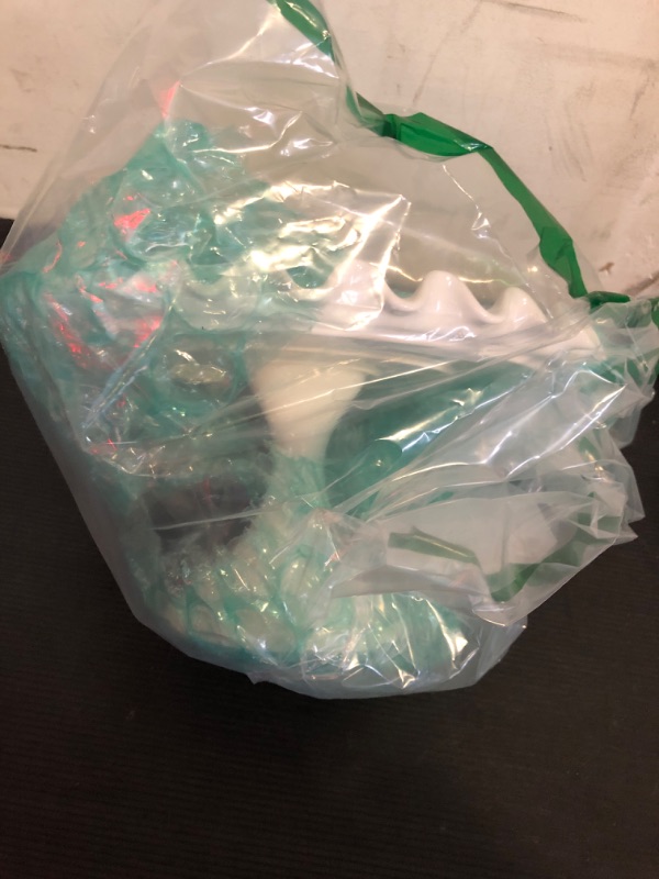 Photo 1 of Quegroot 12-Inch Porcelain Cake Stand, Wedding Cake Stand, Round Dessert Stand, White Cake Stand, Cupcake Stand for Wedding, Birthday Party