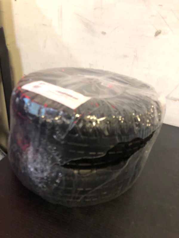 Photo 1 of AR-PRO (2-Pack) 10-Inch Solid Rubber Tire Wheels - Replacement 4.10/3.50-4" Flat Free Tire with 5/8" Bearings, 2.2" Offset Hub - Compatible with Hand Truck, Wheelbarrow, Dolly, Gorilla Carts