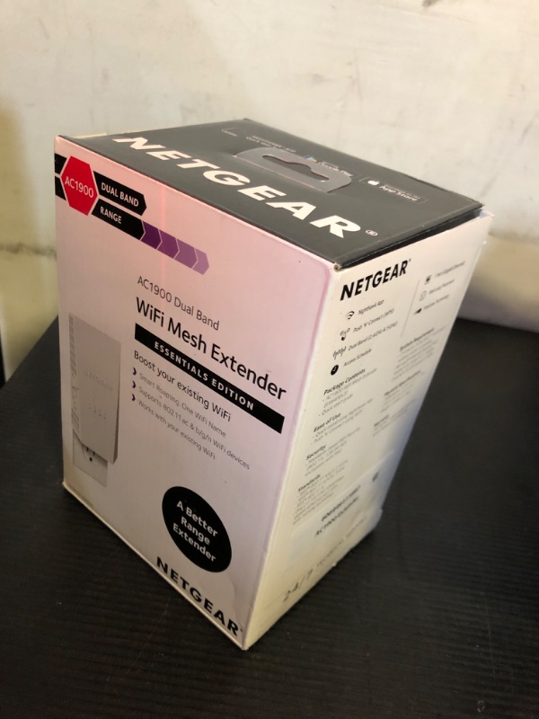 Photo 2 of NETGEAR WiFi Mesh Range Extender EX6400 - Coverage up to 2100 sq.ft. and 35 devices with AC1900 Dual Band Wireless Signal Booster & Repeater (up to 1900Mbps speed), plus Mesh Smart Roaming