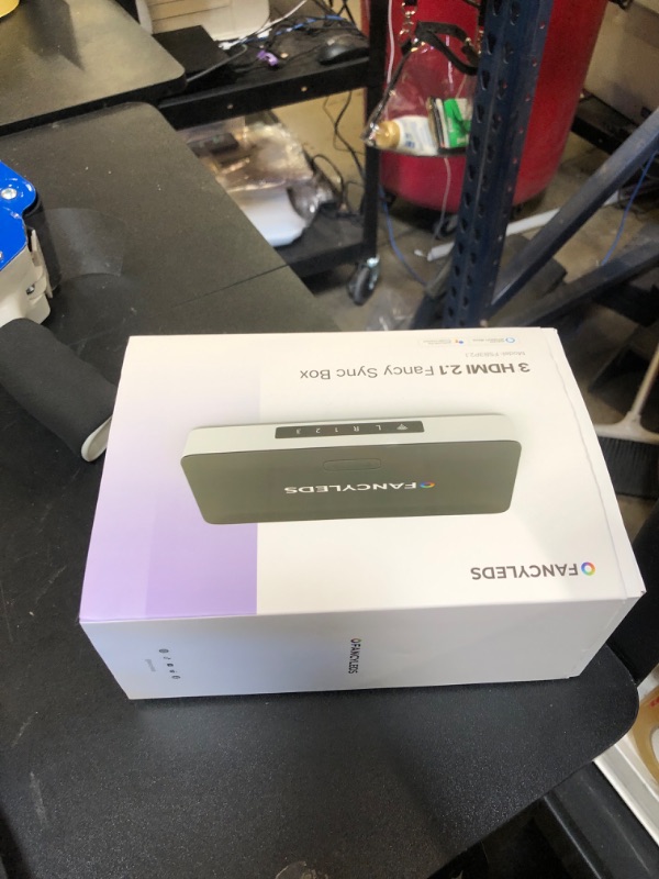 Photo 1 of New RGBW 3 HDMI 2.1 Fancy Sync Box Streaming Media Syncing Device with 3 HDMI Ports, 4K 120Hz, HDR, and Movie Support (for 56" to 65" TVs)