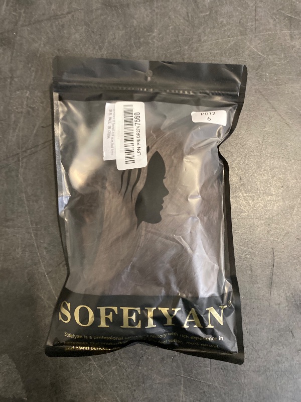 Photo 1 of Sofeiyan 13" Ponytail Extension Long Curly Ponytail Clip in Claw Hair Extension Natural Looking Synthetic Hairpiece for Women, Dark Brown
