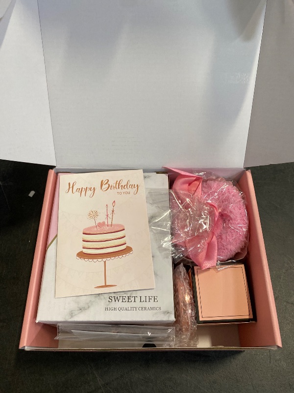 Photo 1 of Birthday Gifts for Women Happy Birthday Gift Basket for Women Birthday Gifts Ideas Womens Gift for Birthday Box for Women Birthday Gifts for Friends Female Birthday Gift for Sister Coworker Her Bestie