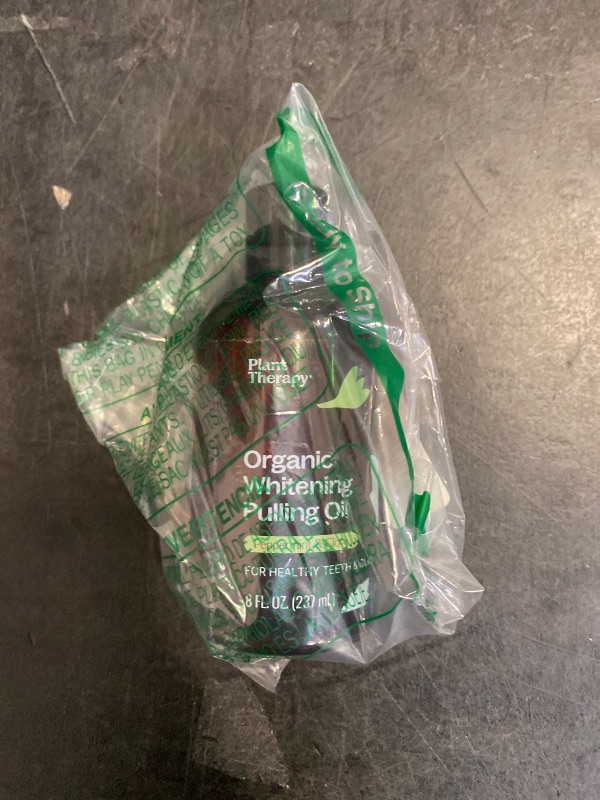 Photo 1 of Plant Therapy Organic Whitening Pulling Oil 8 oz Peppermint & Clove, Naturally Whitens Teeth, Freshens Breath & Supports Gum Health, Helps Calm Oral Irritation and Discomfort, Natural Essential Oils
