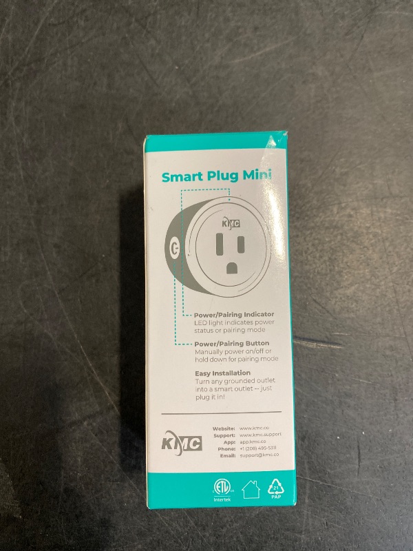 Photo 1 of KMC Smart Plug Mini 4-Pack, Wi-Fi Outlets for Smart Home, Remote Control Lights and Devices from Anywhere, No Hub Required, ETL Certified, Works with Alexa and Google Home