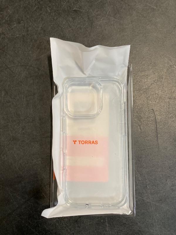Photo 1 of TORRAS Crystal Clear for iPhone 16 Pro Case, Ultra-Thin [Non-Yellowing] [Military Protection] Slim Fit Silicone TPU Cover for iPhone 16 Pro Phone Case, Soft, Clear, 6.3 inch