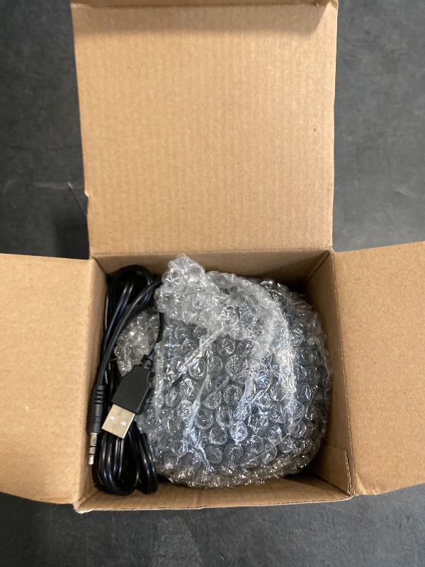 Photo 1 of SOULION C10 Bluetooth Computer Speakers with 4 Modes Colorful LED Light, USB Powered 3.5mm Aux Mini PC Speakers with Switch Button, Crystal Sound Portable Soundbar for Desktop Laptop Monitor Black