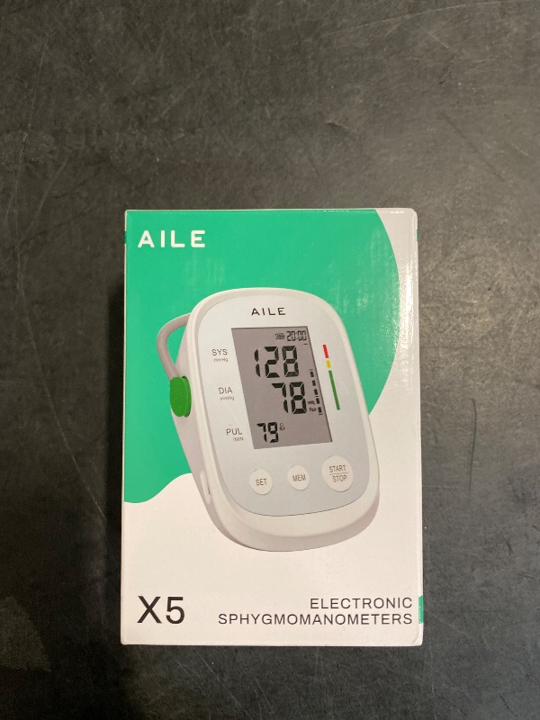 Photo 1 of Blood Pressure Monitor, AILE Blood Pressure Machine Upper Arm Large Cuff(8.7"-16.5"), High Automatic Blood Pressure Monitors Cuff for Home Use, (BP) Manual Arm Blood Pressure Monitors, 2 * 99 Memory