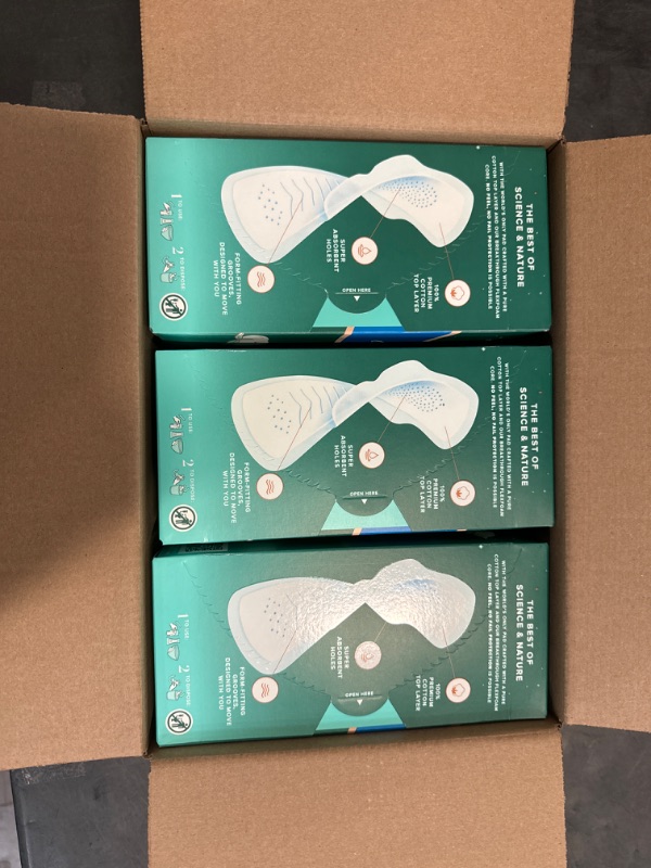 Photo 1 of Always Pure Cotton, Feminine Pads for Women, Size 4 Overnight Absorbency, Multipack, with Flexfoam, with Wings, Unscented, 20 Count x 3 Packs (60 Count Total)
