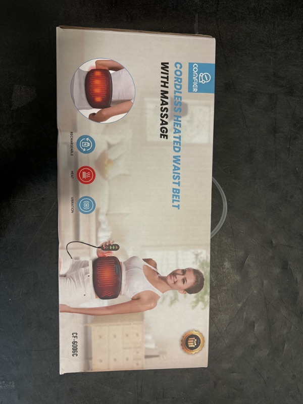 Photo 1 of COMFIER Cordless Heating Pad for Back Pain Relief,Lower Back Massaager with Heat, Heat Pads for Back,Cramps,Lumbar,Abdominal,Leg, Arthritic Pain, Gifts for Mom Dad