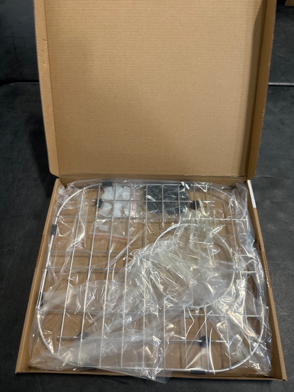 Photo 1 of Serene Valley Sink Protector Grid 11-11/16" x 13-3/16", Rear Drain with Corner Radius 3-1/2", 304 Stainless Steel Material NLW1311R
