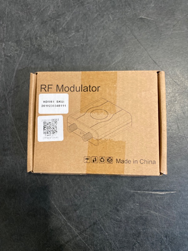 Photo 1 of HDMI to Coax Adapter, Pll Rf Modulator, HDM61 HD Multimedia Interface to RF Modulator Support NTSC Format Output 1080P PLL Control of VHF Operating Frequency RF Modulator