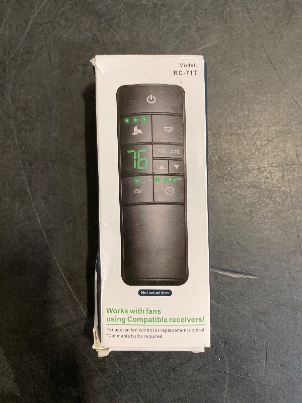 Photo 1 of HD3 Ceiling Fan Remote Control Replacement for Hampton Bay Home Decorators Collection?3-Speed Timer Light Dimmer Thermostatic Control, 2AAZPHD3/HD3 KUJCE10320/TR222A