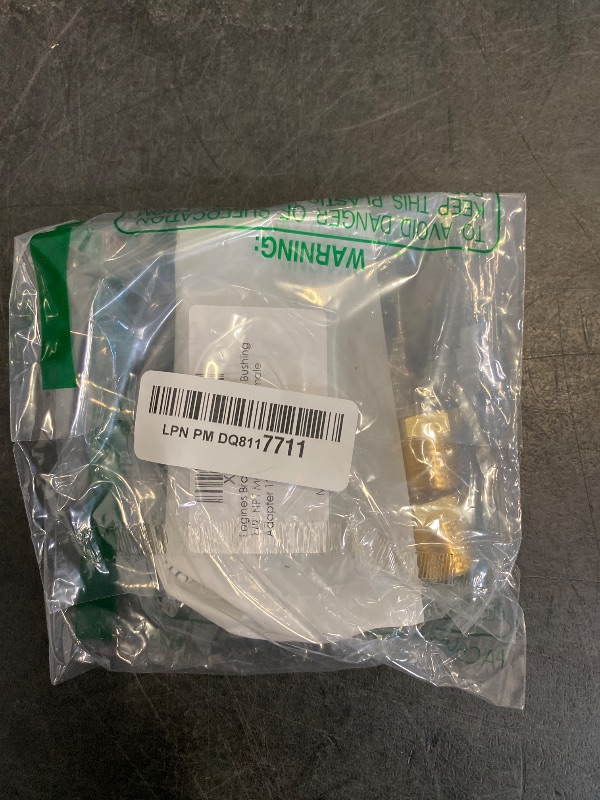 Photo 1 of Legines Brass Pipe Fitting Hex Bushing 1/2" NPT Male to 3/8" NPT Female Adapter 1200psi (Pack of 2)