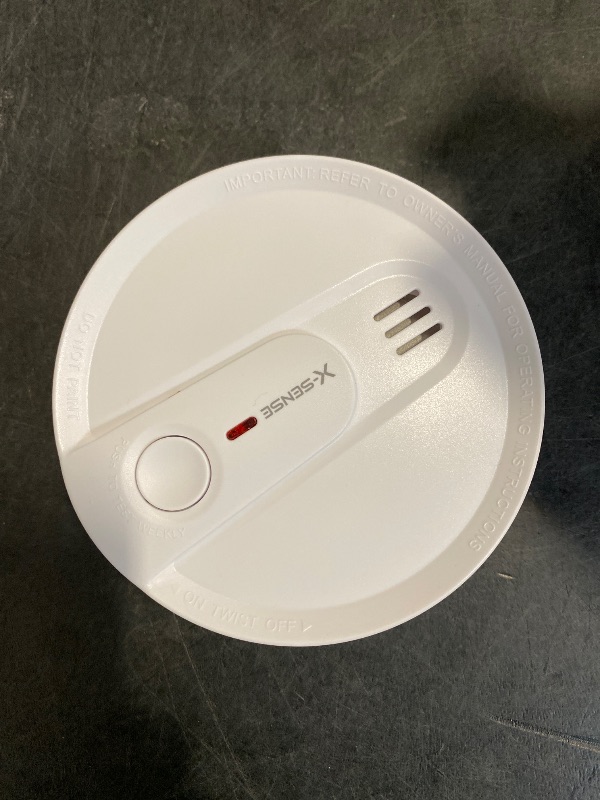 Photo 1 of X-Sense  Detector, 10-Year Battery Smoke Fire Alarm with Photoelectric Sensor, LED Indicator & Silence Button, 1-Pack