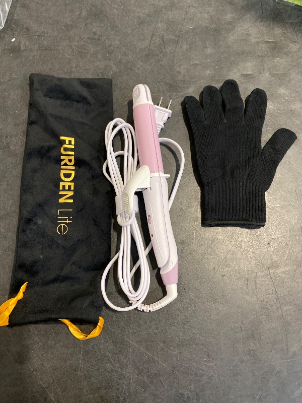 Photo 1 of Europe Travel Curling Iron Mini: Dual Voltage Curling Iron for Traveling - Mini Travel Curling Irons 1 Inch with US Plug,Purple 390?