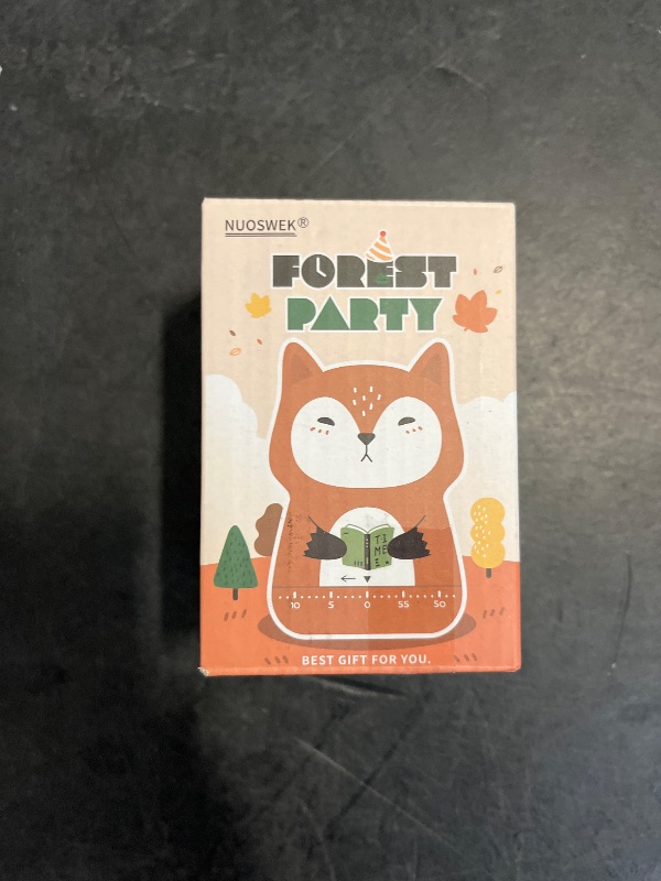 Photo 1 of NUOSWEK Mechanical Kitchen Timer, Cute Animal Wind Up 60 Minutes Manual Countdown for Kids, Classroom, Home, Study and Cooking (Orange Fox)