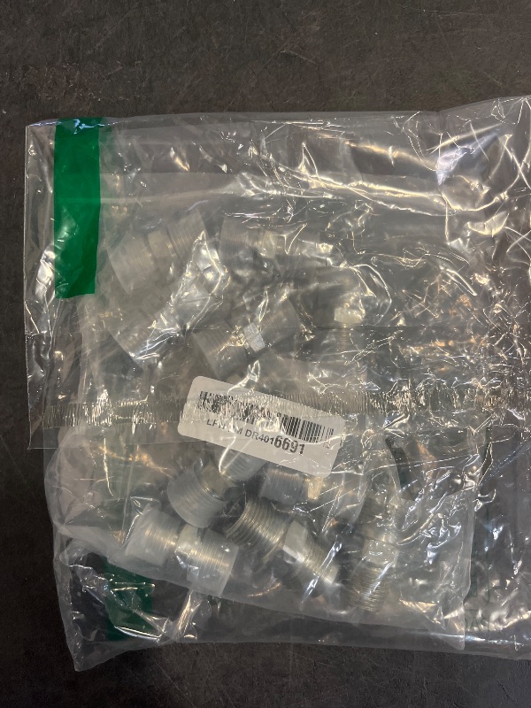 Photo 1 of Racewill 10 Pack Hydraulic Hose Adapter Fittings: 1/2" JIC 37° Male x 1/2" NPT Male, Straight Tube Connectors with Protection Cover