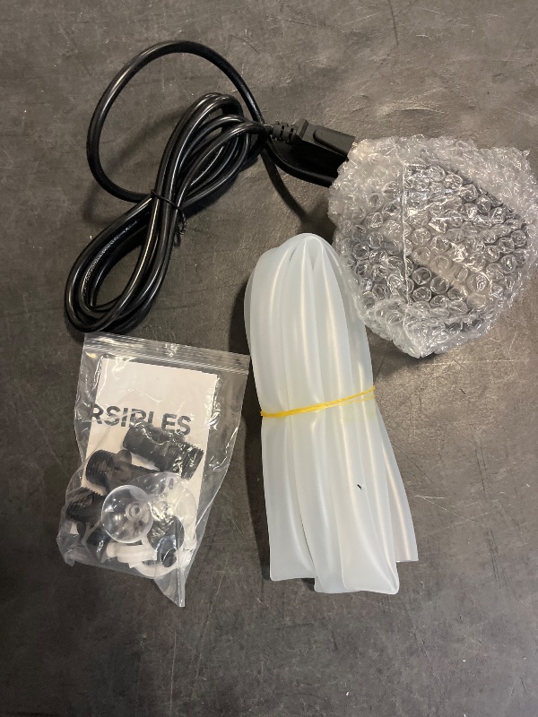Photo 1 of GROWNEER 550GPH Submersible Pump 30W Ultra Quiet Fountain Water Pump, 2000L/H, with 7.2ft High Lift, 3 Nozzles, 4.9 Feet Tubing for Aquarium, Fish Tank, Pond, Hydroponics, Statuary
