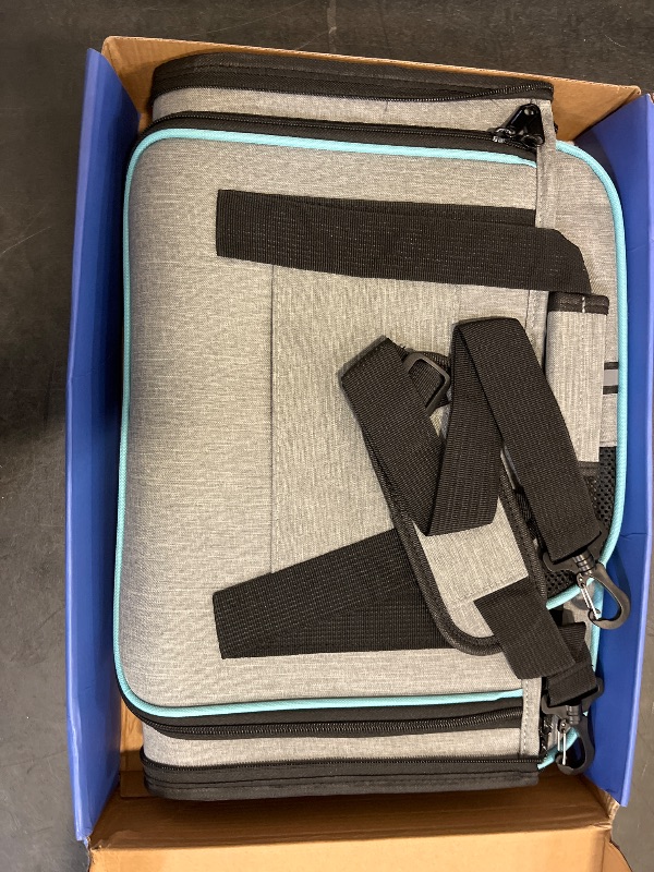 Photo 1 of Cat Dog Carrier - Airline Approved Expandable Soft-Sided Pet Carrier with Removable Fleece Pad and Pockets, for Cats/Puppy and Small Animals Large(2 side expandable)