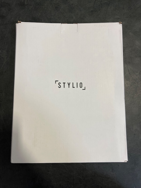 Photo 1 of STYLIO Padfolio Portfolio Organizer Binder | Interview Resume Folder, Legal Document, Business Card Holder |w/Letter-Sized Notepad | Handsome Piano Noir Faux Leather Folio Matte Finish, Accent Stitch