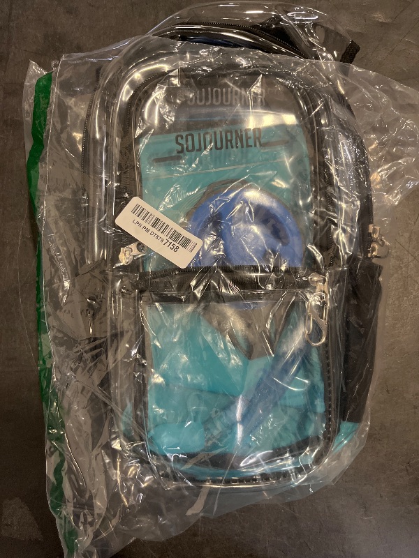 Photo 1 of Sojourner Transparent Rave Hydration Pack - Hydration Backpack - Hydropack with 2L Bladder - Water Backpack for Festivals, Hiking, Running, Biking and More